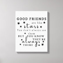 Les bons amis sont comme des étoiles : Art de cita
