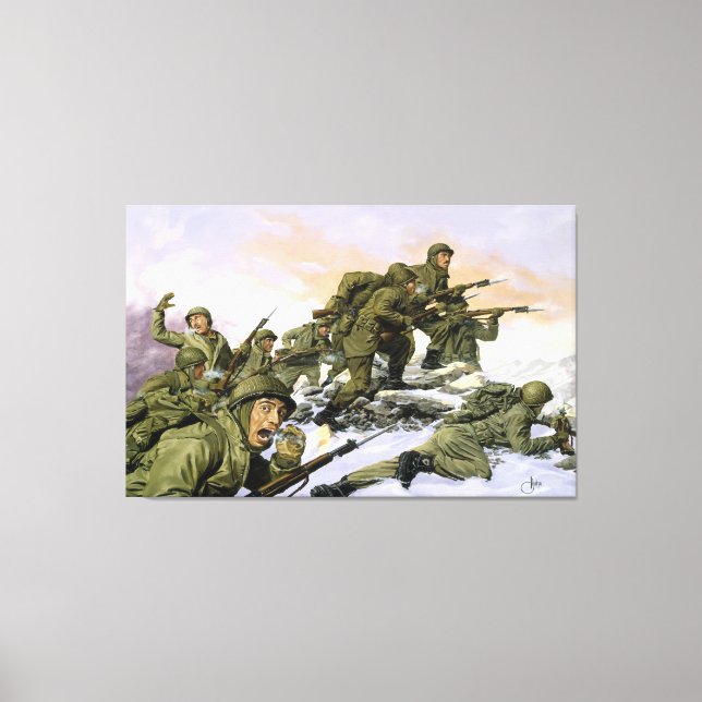 Toile Les Borinqueneers par Dominic D'Andrea Imprimer (Recto)