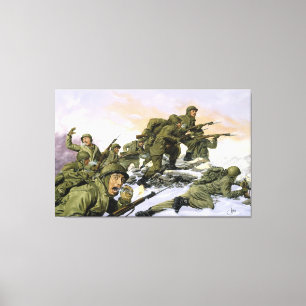 Toile Les Borinqueneers par Dominic D'Andrea Imprimer