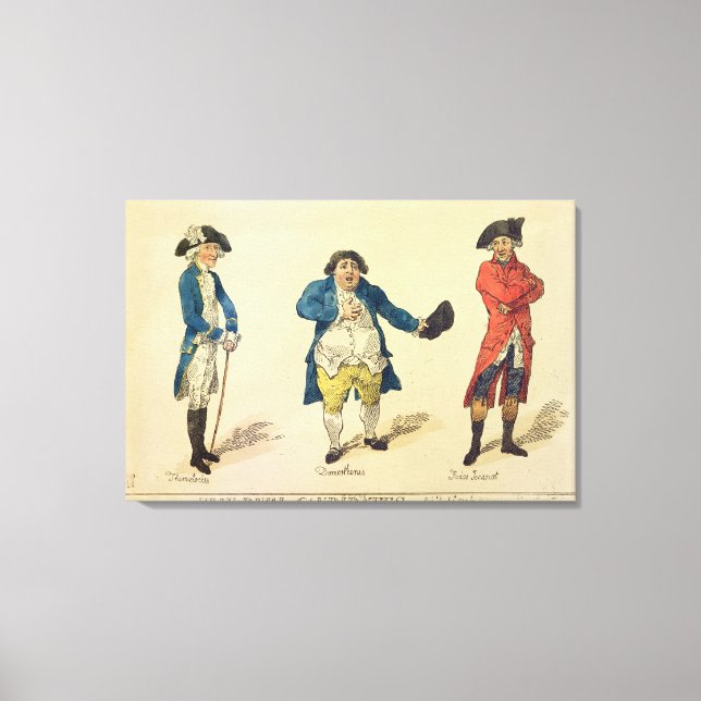 Toile Les candidats rivaux (Recto)