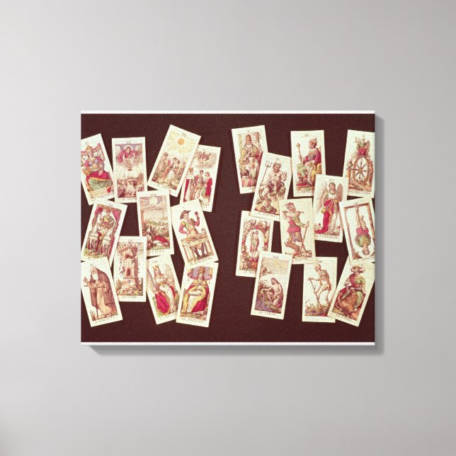 Toile Les cartes tarot du Major Arcana (Recto)
