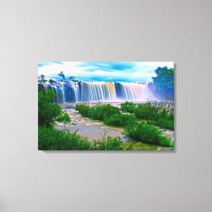 Toile Les cascades
