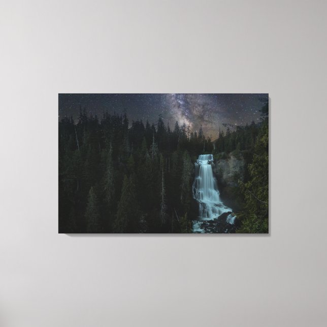 Toile Les cascades | Parc olympique de Whistler (Recto)