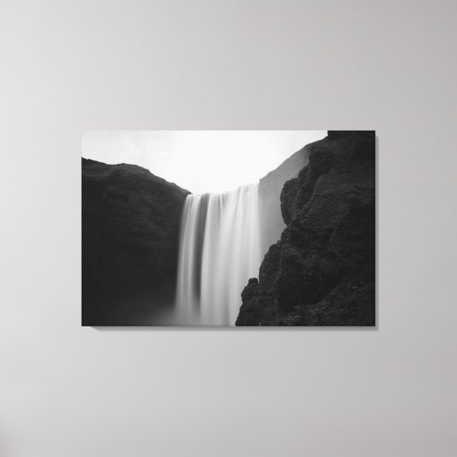 Toile Les cascades | Skogafoss Cascade, Islande (Recto)