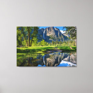 Toile Les cascades   Yosemite Falls, Californie