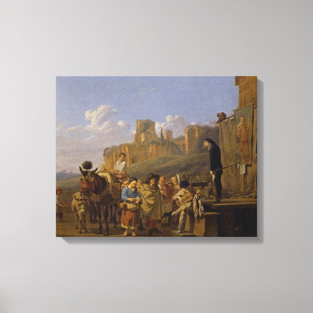 Toile Les Charlatans italiens, 1657 (Recto)