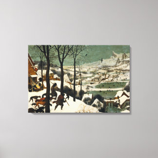 Toile Les Chasseurs dans la neige Pieter Bruegel