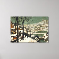 Toile Les Chasseurs dans le Pieter de Neige Bruege