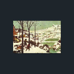 Toile Les chasseurs de Pieter Bruegel dans la neige - 15<br><div class="desc">Saisons ou mois de Pieter Bruegel, Cycle / Séries. Une oeuvre d'art classique de la Renaissance du Nord qui est passée dans le domaine public et fait des cadeaux merveilleux et d'autres produits. Toutes les oeuvres d'art, d'art Vintage, de chefs-d'oeuvre classiques et d'autres oeuvres d'art antique de la Galerie des...</div>