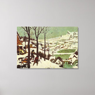 Toile Les chasseurs de Pieter Bruegel dans la neige - 15