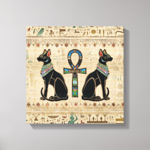 Toile Les Chats d'Egyptian