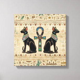 Toile Les Chats d'Egyptian