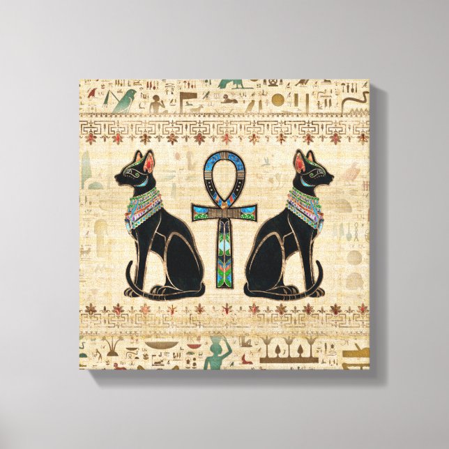 Toile Les Chats d'Egyptian (Recto)