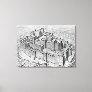 Toile Les chevaliers de DES de Krak, reconstruction