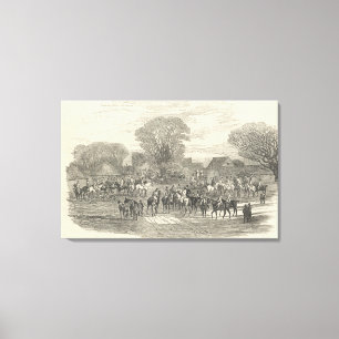 Toile Les chiens du mâle de la Reine : Le rassemblement