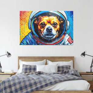TOILE LES CHIHUAHUAS DANS L'ESPACE 10