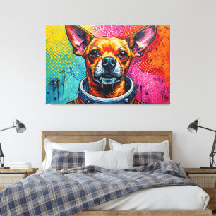 TOILE LES CHIHUAHUAS DANS L'ESPACE 9