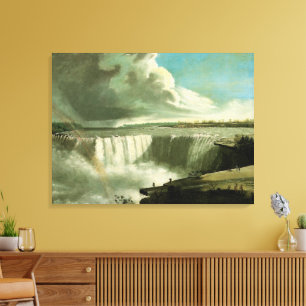 Toile Les chutes du Niagara depuis Table Rock par John V