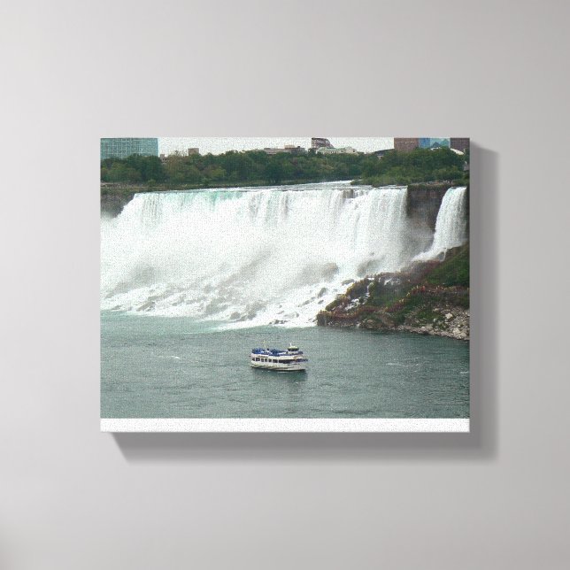 Toile Les chutes du Niagara du côté canadien (Recto)