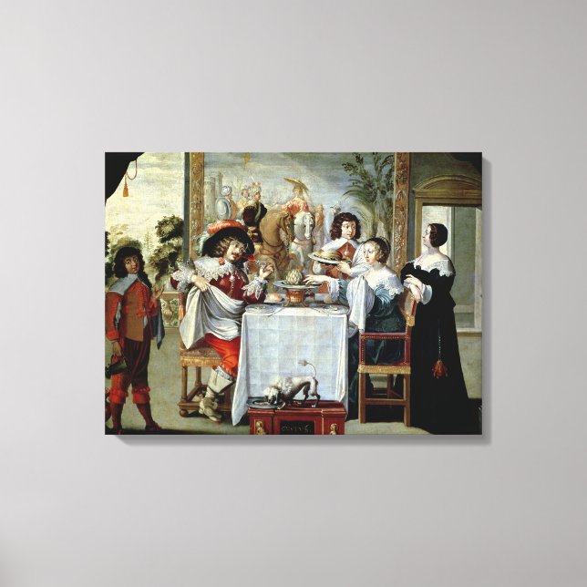 Toile Les cinq sens - Goût (Recto)