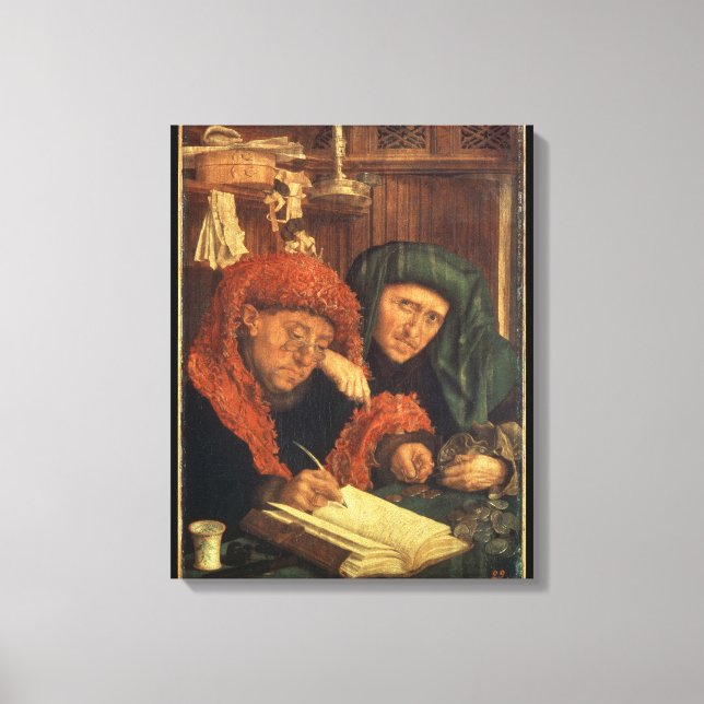 Toile Les collecteurs d'impôts, 1550 (Recto)