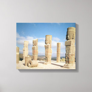 Toile Les colonnes atlantean sur la pyramide B