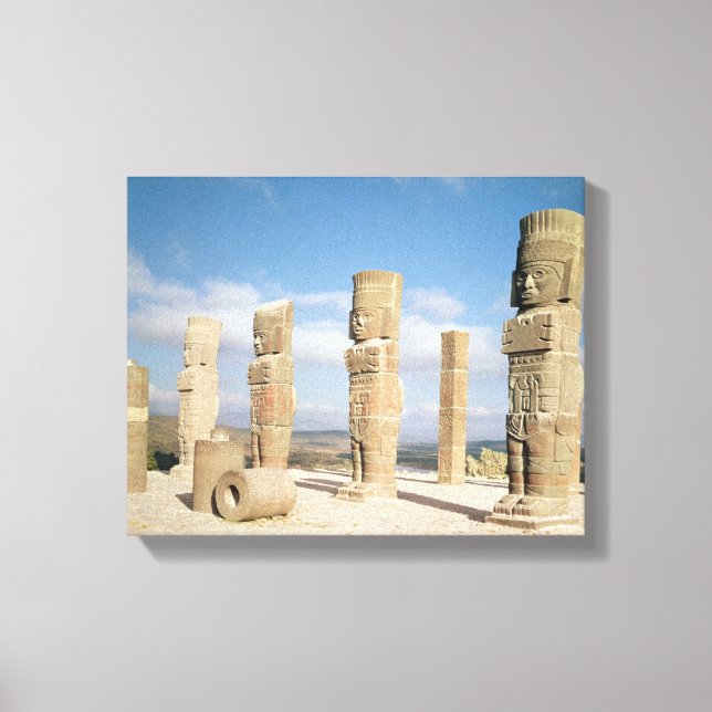 Toile Les colonnes atlantiques au sommet de la pyramide  (Recto)