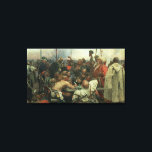 Toile Les cosaques de Zaporozhye<br><div class="desc">Les Cosaques de Zaporozhye écrivent une lettre au sultan turc,  1890-91 | par Ilya Efimovich Repin | Lieu de l'art : Musée russe d'Etat,  Saint-Pétersbourg,  Russie | Artiste russe | Numéro de collection d'images : BAL239484</div>