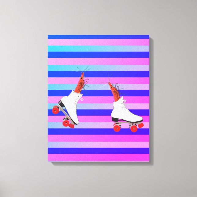 Toile Les crevettes funky Wall Art (Recto)