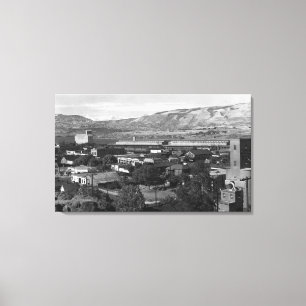 Toile Les Dalles, Oregon Dock Vue depuis 4th Street