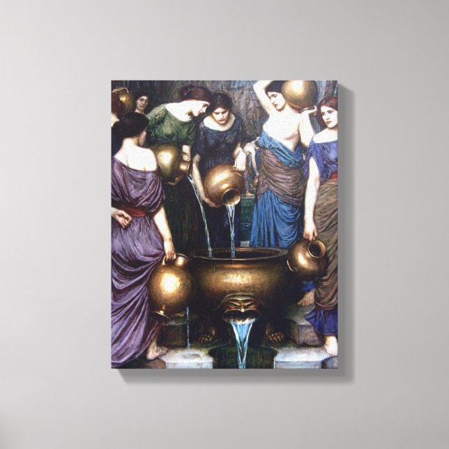 Toile Les Danaides par John William Waterhouse (Recto)