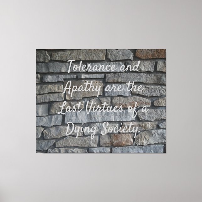 Toile Les Dernières vertus d'Aristote (Recto)