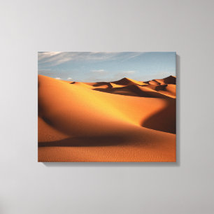 Toile Les déserts Erg Chebbi Dunes Maroc