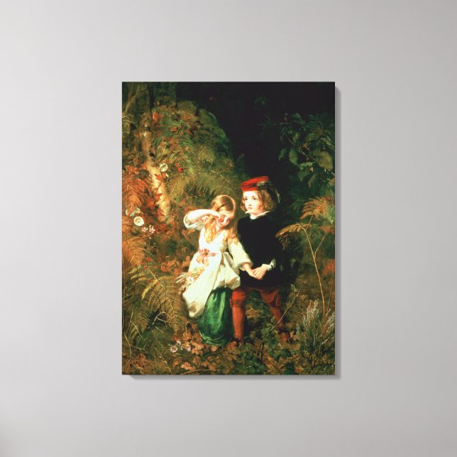 Toile Les enfants dans le bois (Recto)