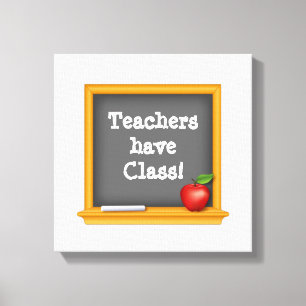 Toile Les enseignants ont la classe :