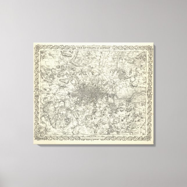 Toile Les Environs De Londres (Recto)