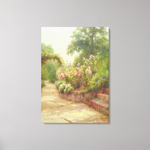 Toile Les étapes de jardin