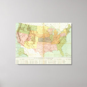 Toile Les Etats-Unis 28