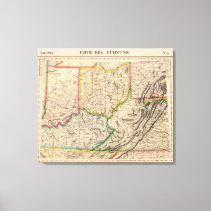 Toile Les Etats-Unis, Amérique en septembre 50