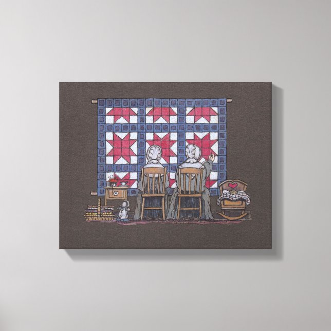 Toile Les femmes Amish (Recto)