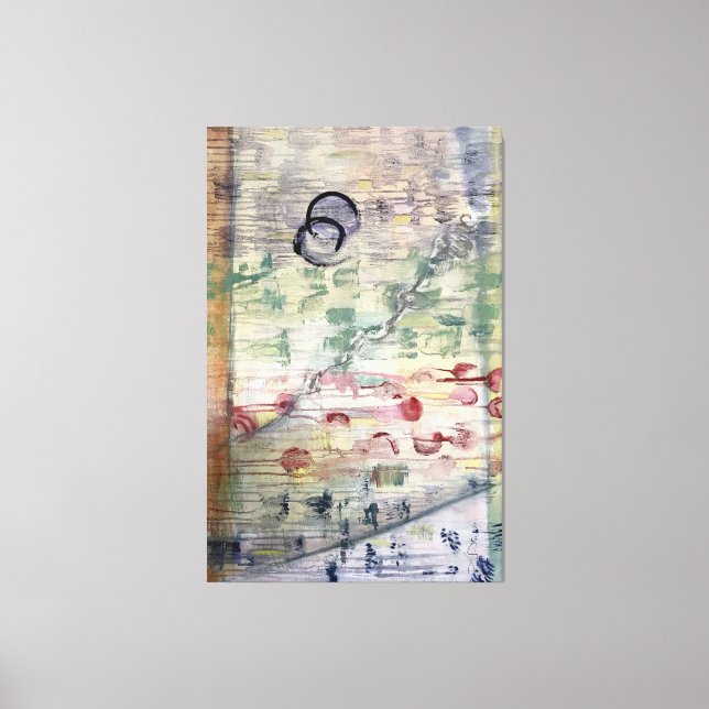 Toile "Les Feuilles" de Joan Soilleux (Recto)