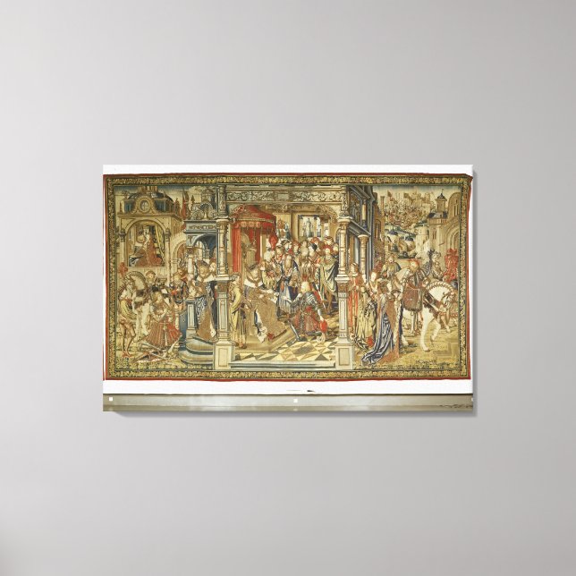 Toile Les fils de David Amnon et Absalom déclarent la gu (Recto)