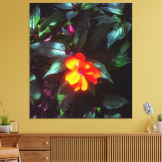 Toile Les fleurs jaillissent sous le soleil