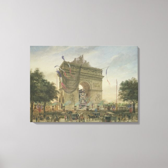Toile Les funérailles de Victor Hugo 1885 (Recto)