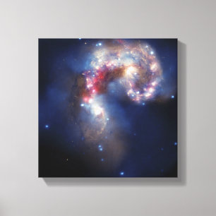 Toile Les galaxies d'antennes