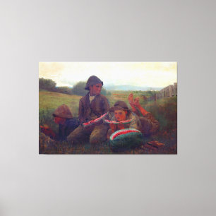 Toile Les garçons de pastèque - Homer Winslow