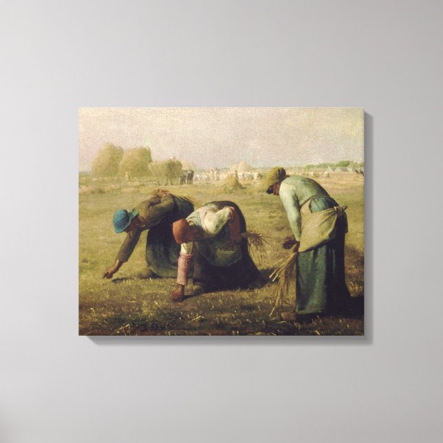 Toile Les Gleaners par Jean-François Millet 1857 (Recto)