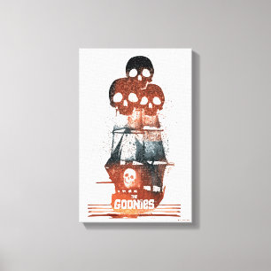 Toile Les Goonies Pirate Ship Silhouette Graphique