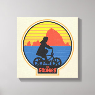 Toile Les Goonies Retro Mikey équitation Vélo Graphique