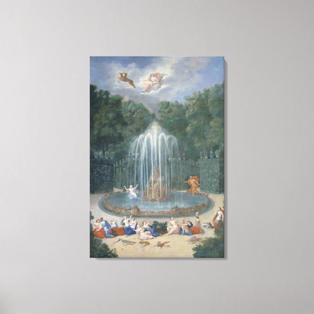 Toile Les Groves de Versailles. Vue de l'étoile ou de l' (Recto)